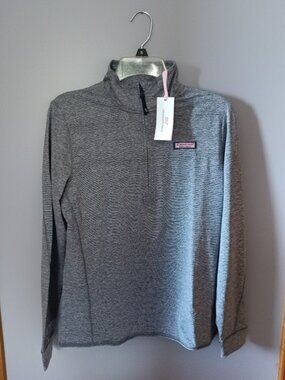New Vineyard Vines Performance Sankaty 1/4 Zip Shep Shirt®, size S